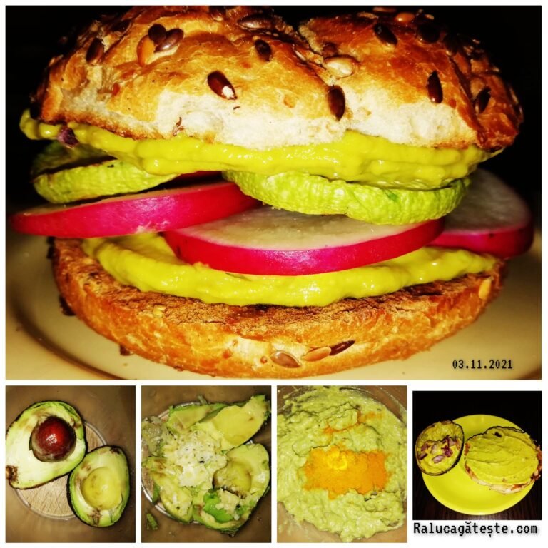 Vegan food cu avocado