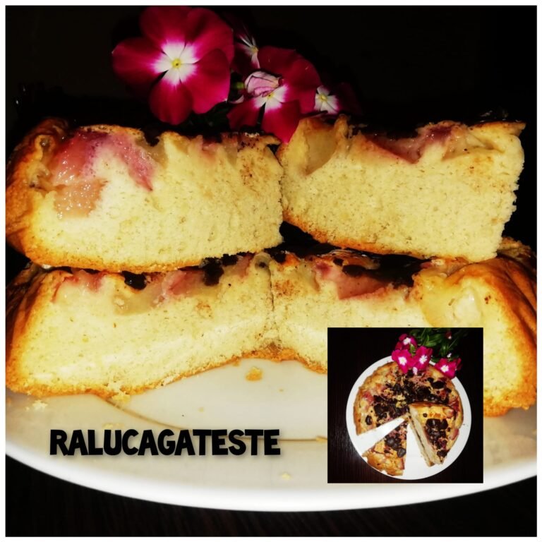 Desert cu nectarine si cu dor de vara